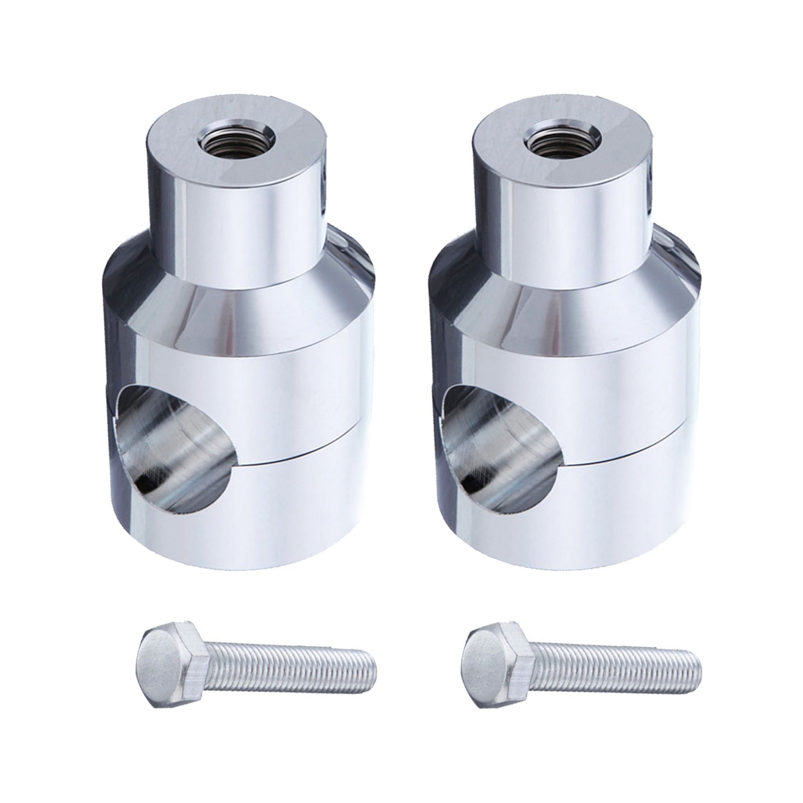 1 Inch Motorcycle Handlebar Risers Mount Clamp 25mm Suitable For Harley Sportster-2