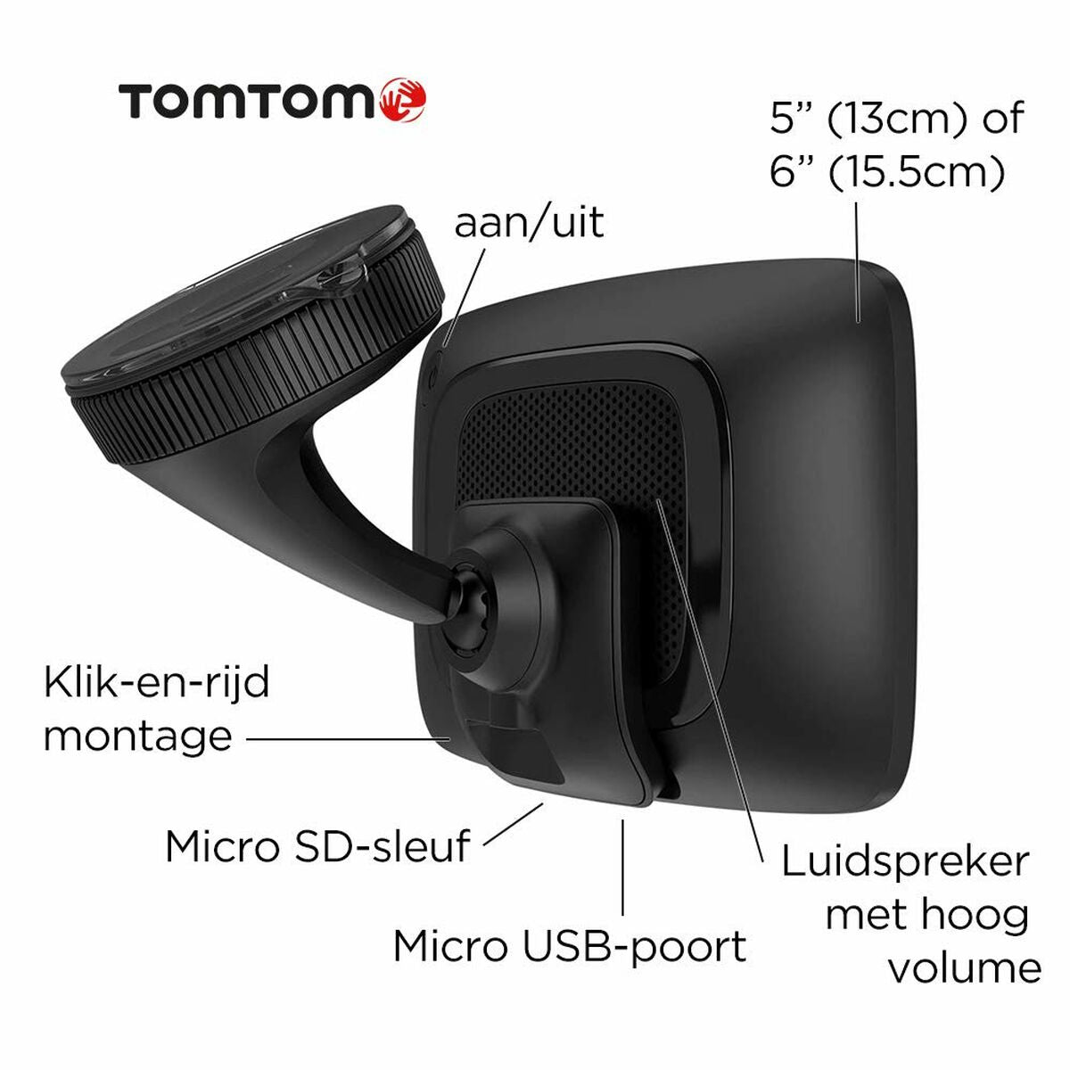 GPS navigator TomTom 4PN50 5" Black