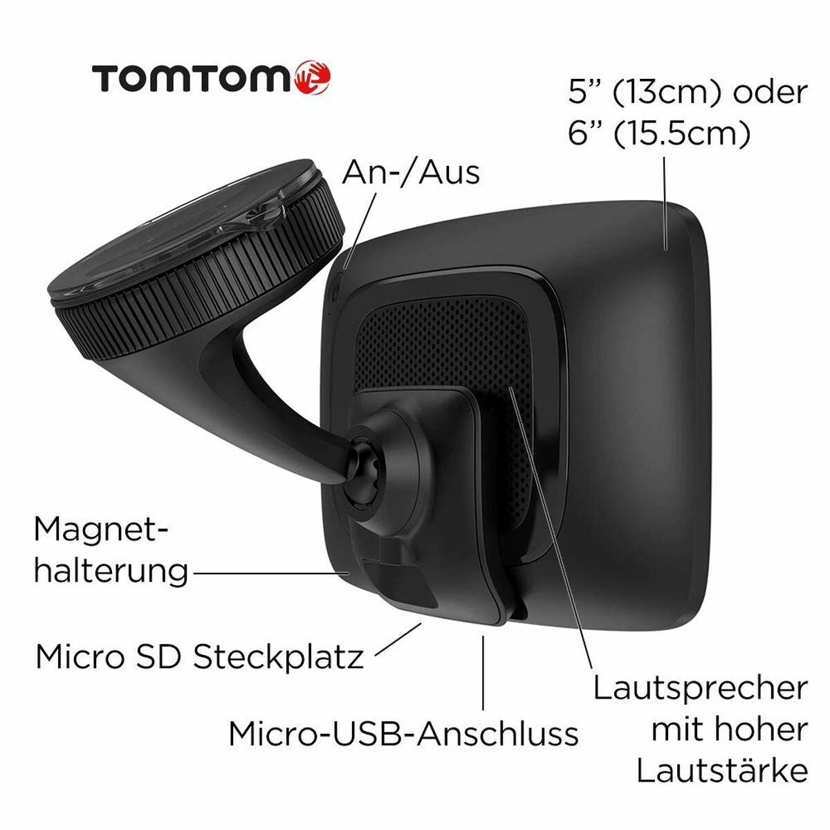 GPS navigator TomTom 4PN50 5" Black