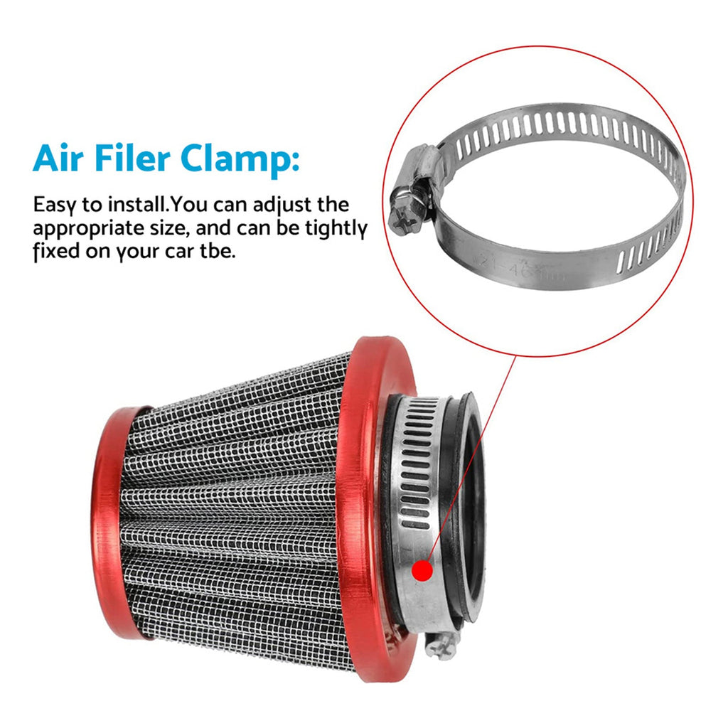 38mm Air Filter Pod Cleaner Suitable For 110cc / 125cc Motorcycle Pit Dirt Bike Engine