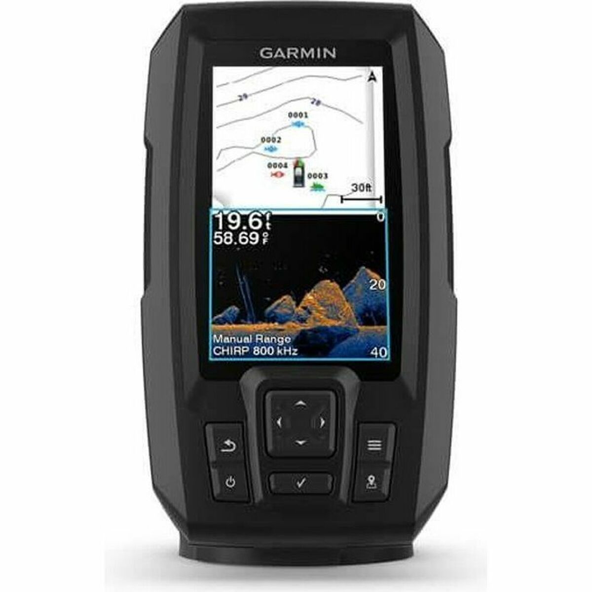 Fish finder GARMIN Striker Vivid 4cv GT20-TM 4"-0