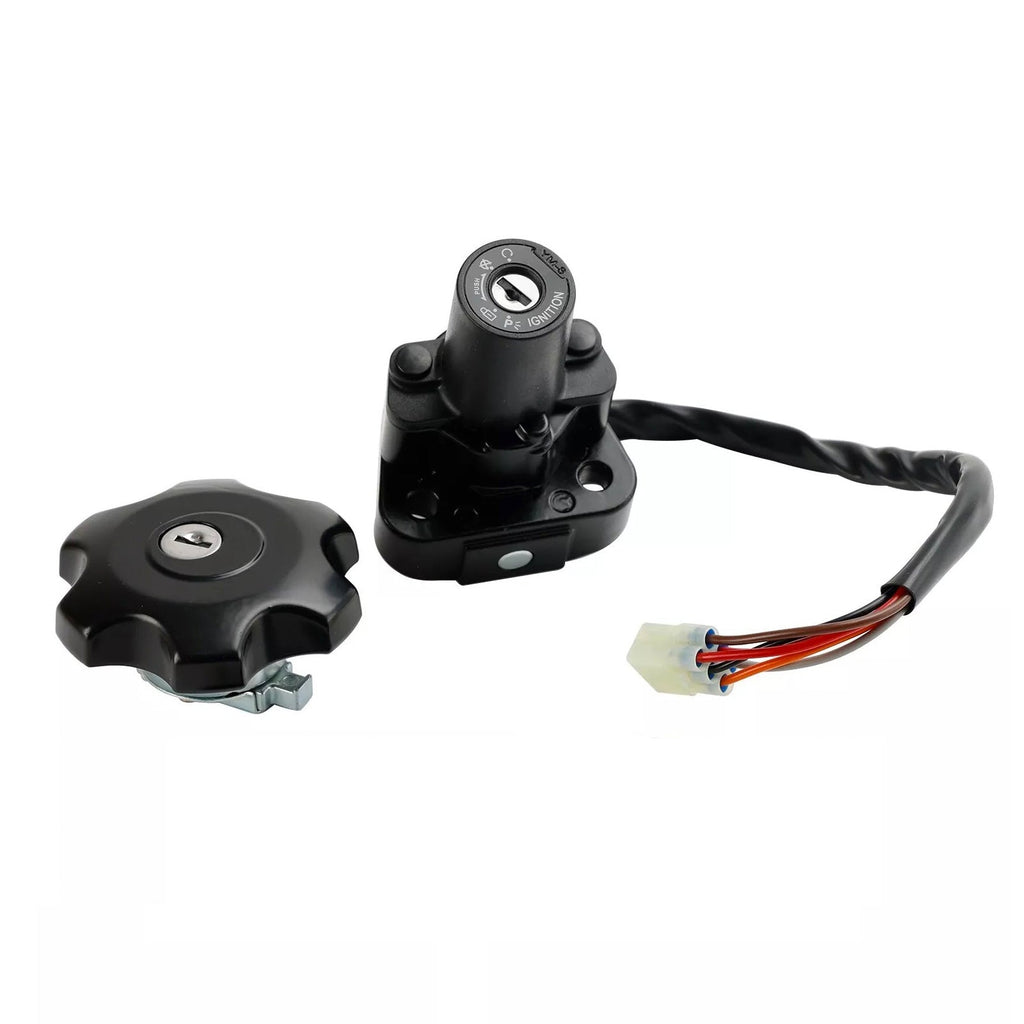 Ignition & Fuel Cap Seat Lock Set Suitable for Suzuki DR650 DR650SE 1996–2022