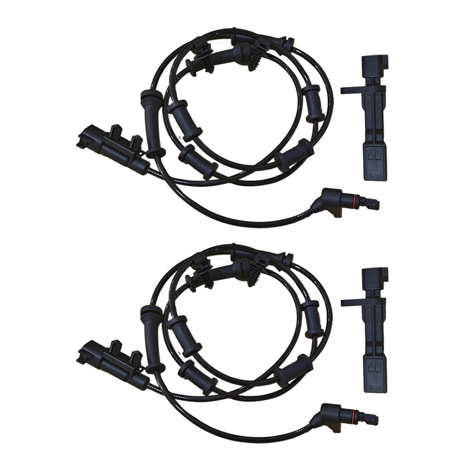 2x Front & Rear LH & RH ABS Wheel Speed Sensors Suitable For Jeep Wrangler JK 2007-2017