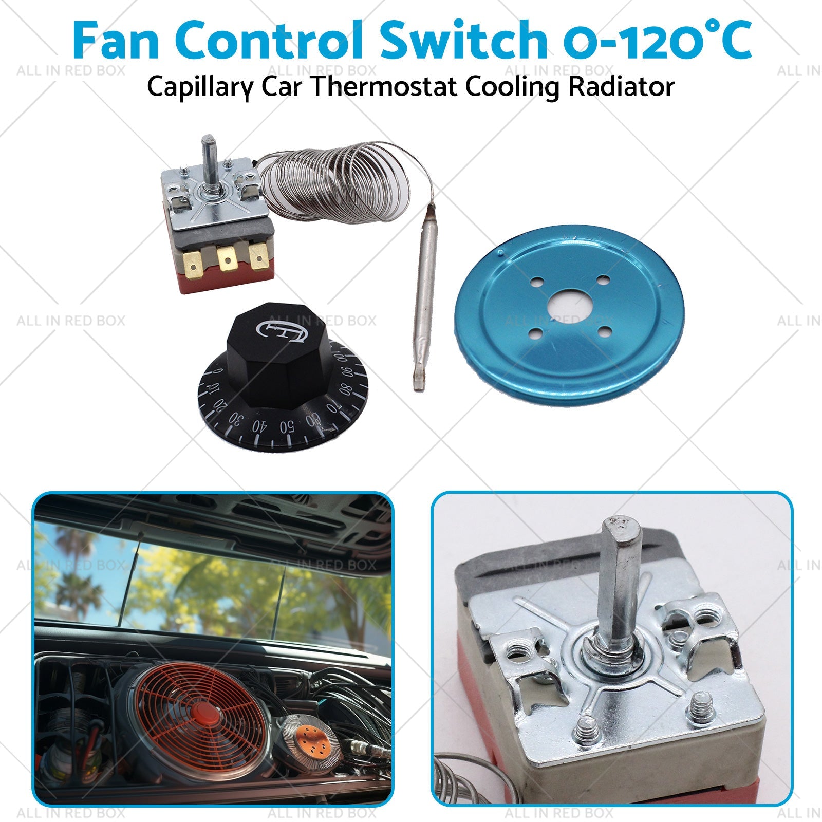 Fan Control Switch Suitablefor Capillary Car Thermostat Cooling Radiator