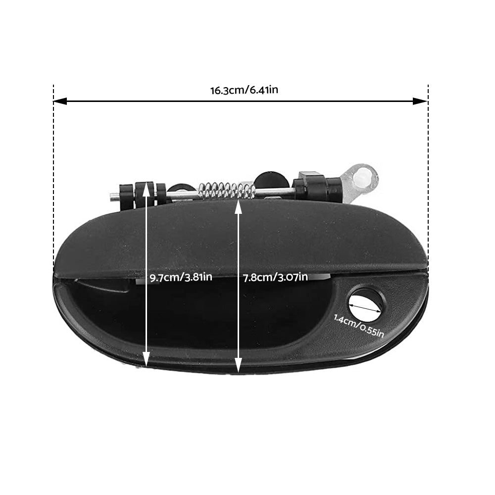 Front Left Outer Door Handle Bolt Type Suitable For Hyundai Excel X3 1997-2000-0