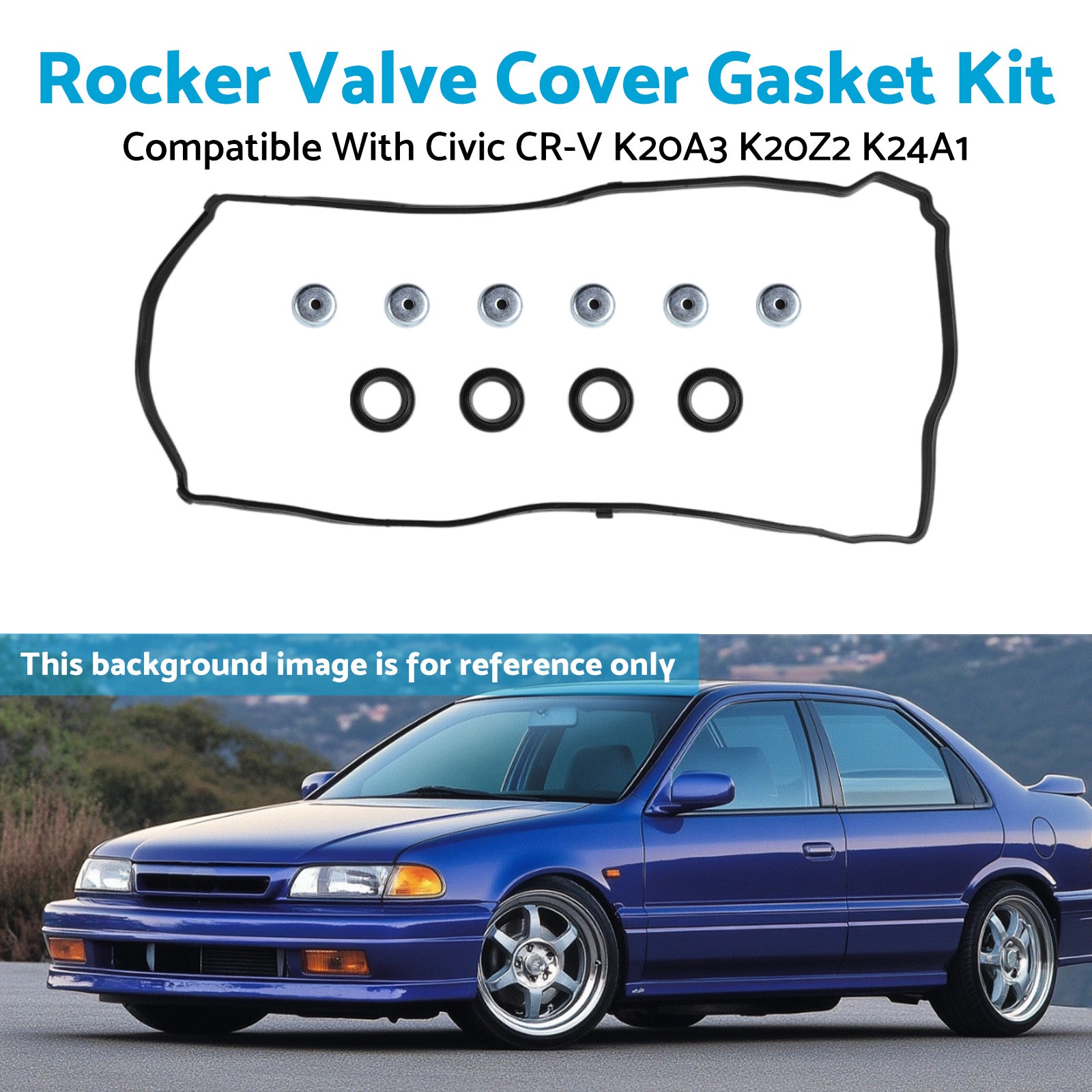 Rocker Valve Cover Gasket Kit Silicone Suitable For Honda Integra DC5 K20A K20Z