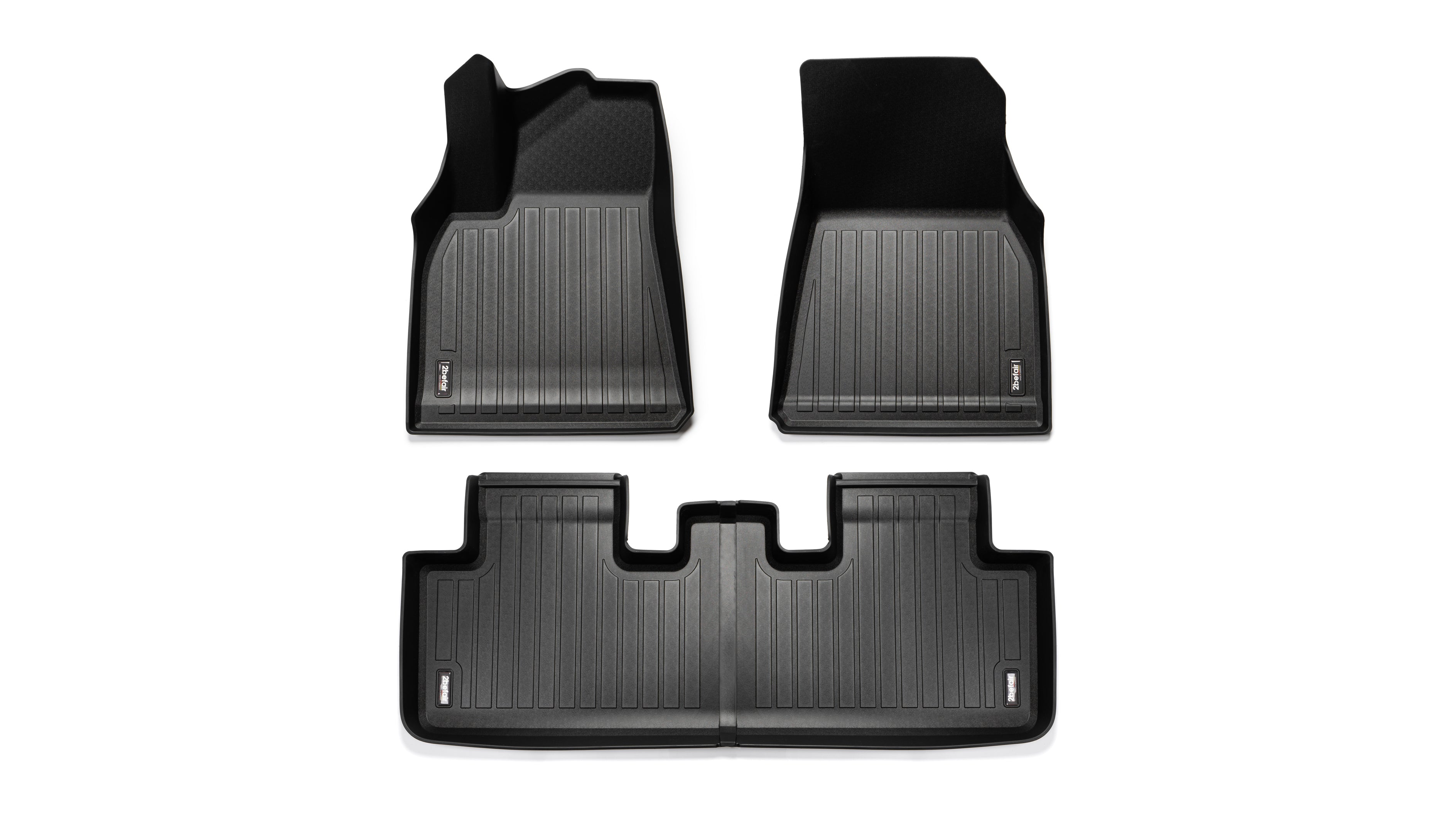 2befair Premium Gummimatten Set Innenraum für das Tesla Model Y