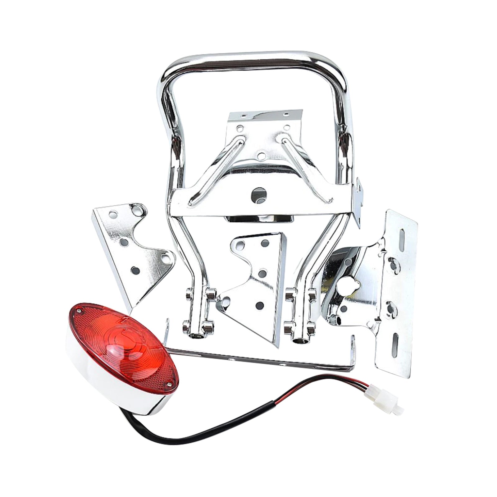 Rear Carrier Rack with Tail Light Suitable For Honda Z50J Monkey / Gorilla Motorcycle-0