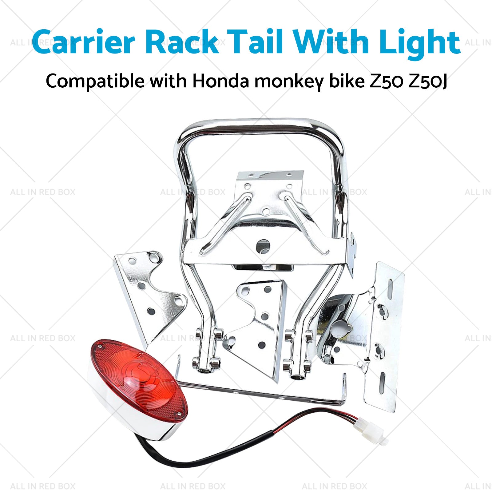 Rear Carrier Rack Tail Light Suitable For Honda Z50J Monkey Gorilla Motorcycle