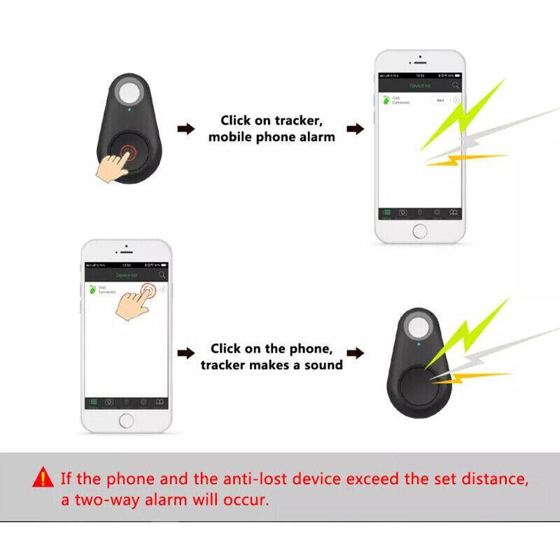 Smart Finder Locator Key Mini Bluetooth Tracker Dog Pet Tag Tracer