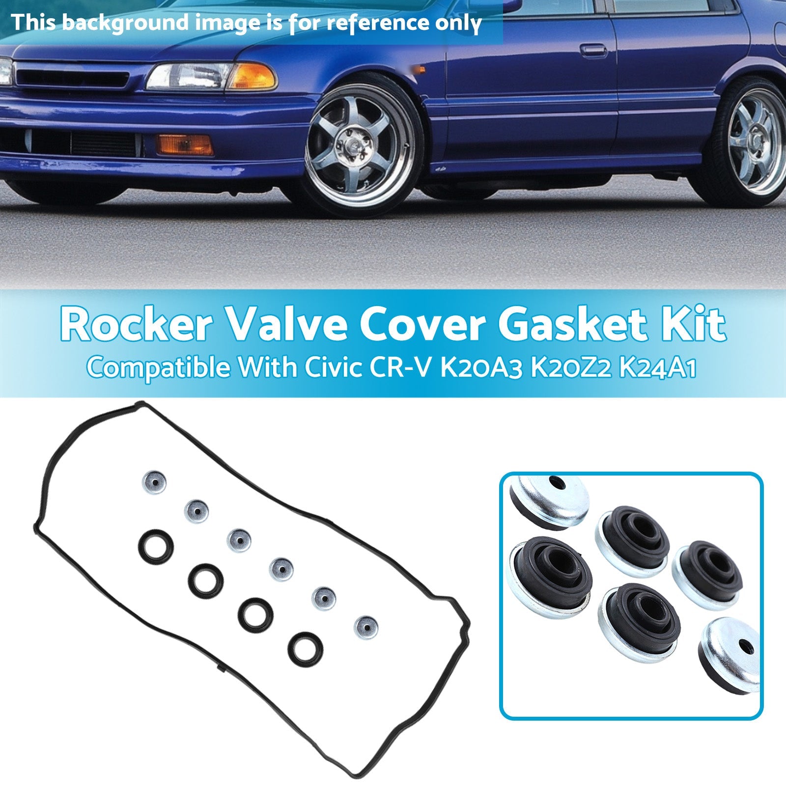 Rocker Valve Cover Gasket Kit Silicone Suitable For Honda Integra DC5 K20A K20Z
