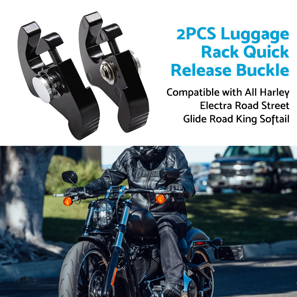 Quick Release Backrest Mounting Kit Suitable For Harley Sissy Bar Luggage Rack-4
