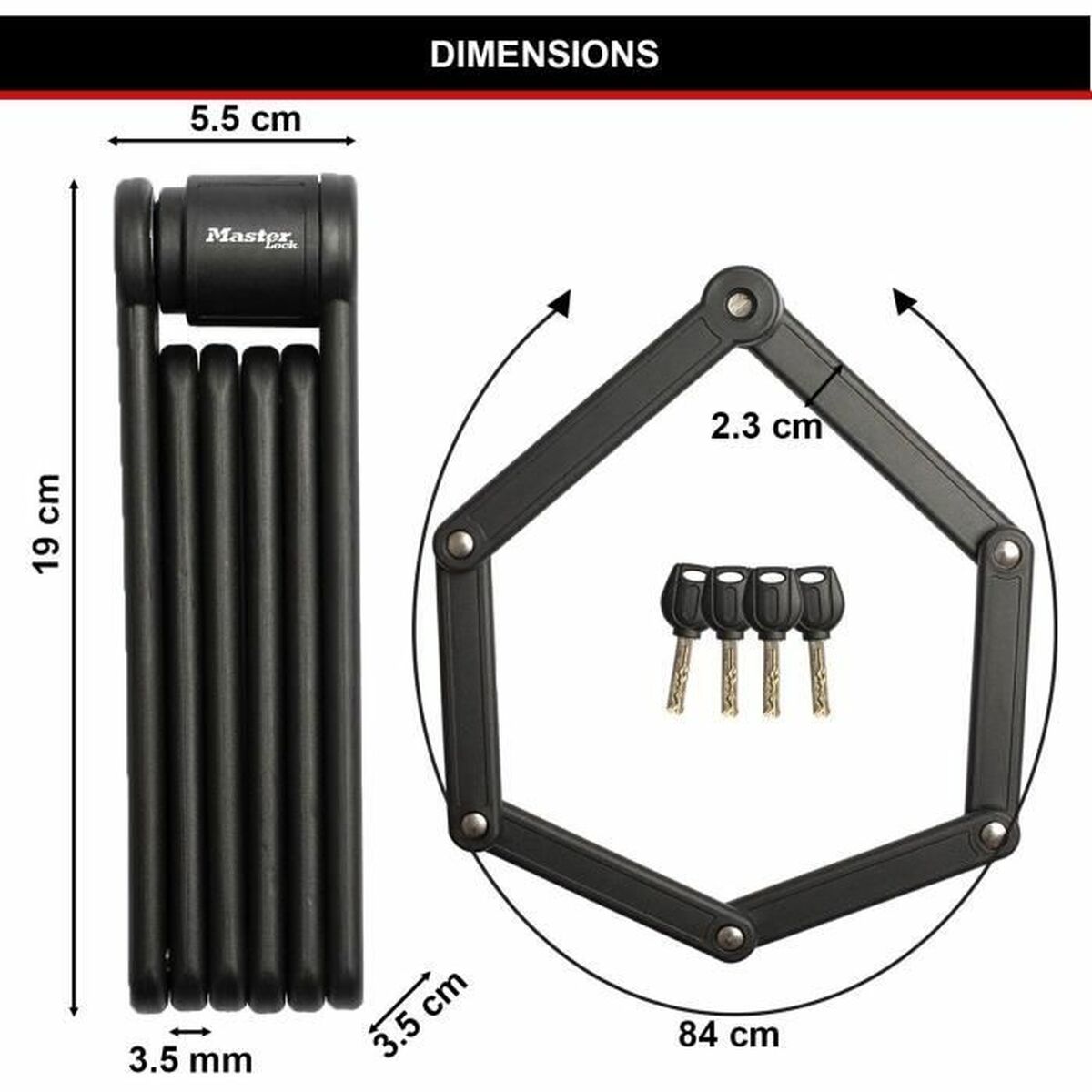 Key padlock Master Lock