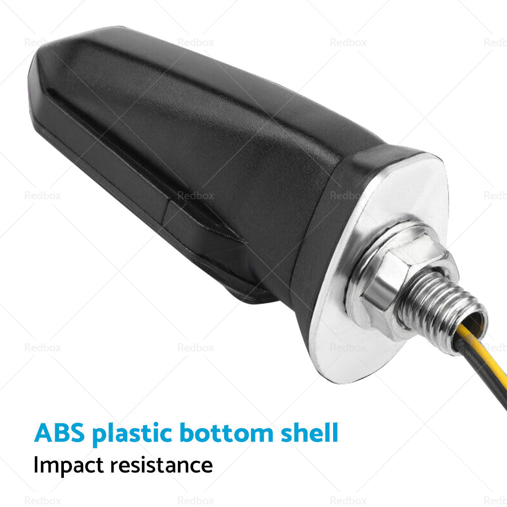 4x Motorcycle LED Turn Signal Indicators Suitable For Bikes – Amber, Universal Fitment-3