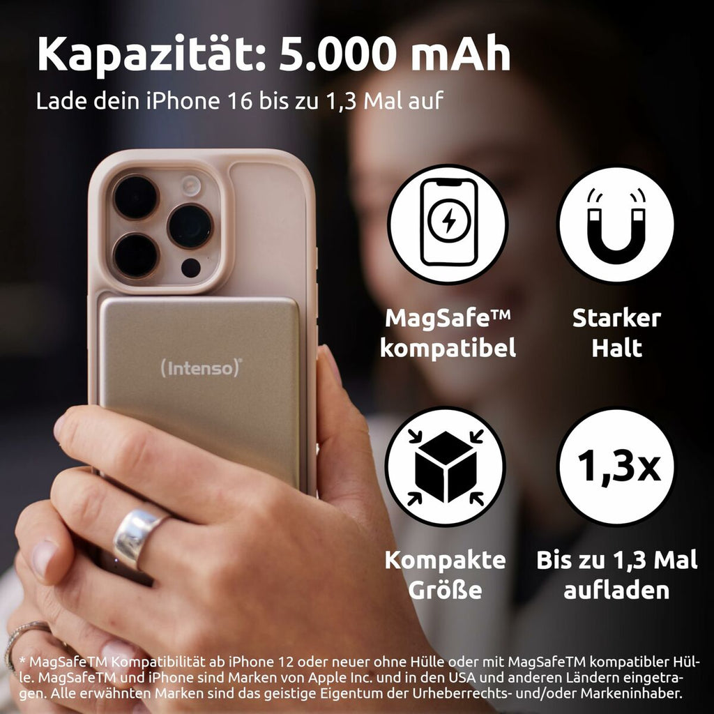 Powerbank INTENSO MW5000 MagSafe 5000 mAh Champagne