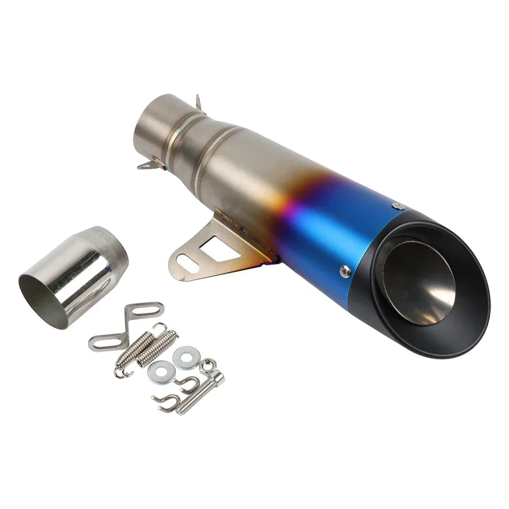 51mm Universal Motorcycle Exhaust SC Muffler Pipe