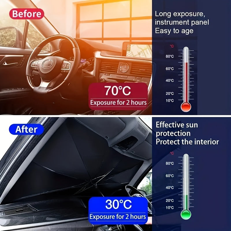 Car Windshield Sunshade Heat Insulation Umbrella Cover