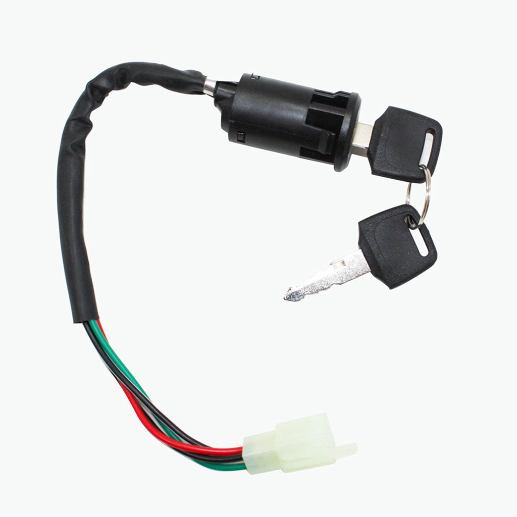 4-Wire Ignition Key Barrel Switch Suitable For 50cc / 110cc / 125cc / 250cc PIT Quad Dirt Bike & ATV-1