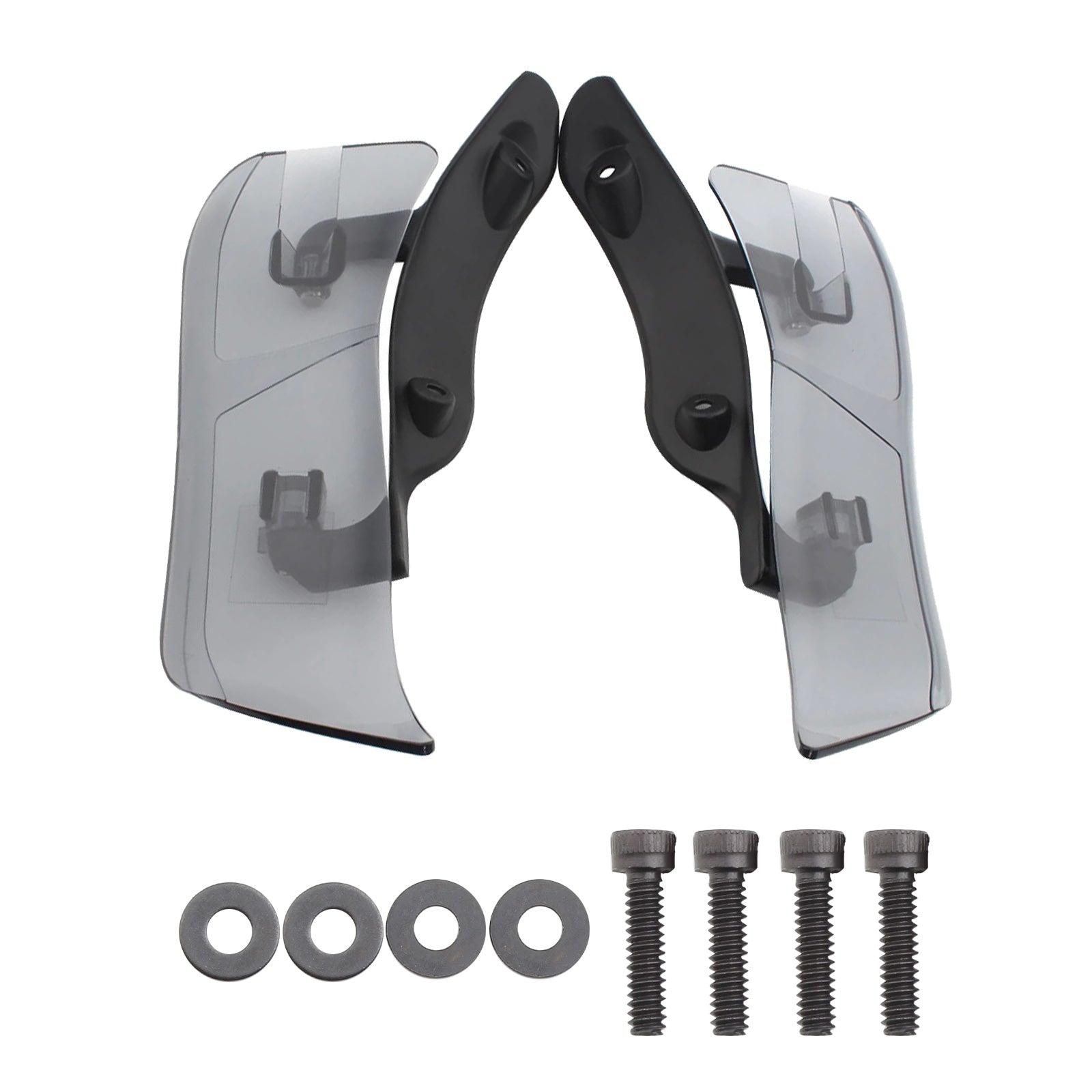 Adjustable Upper Fairing Side Wind Air Deflector Suitable For Harley Road Glide-0