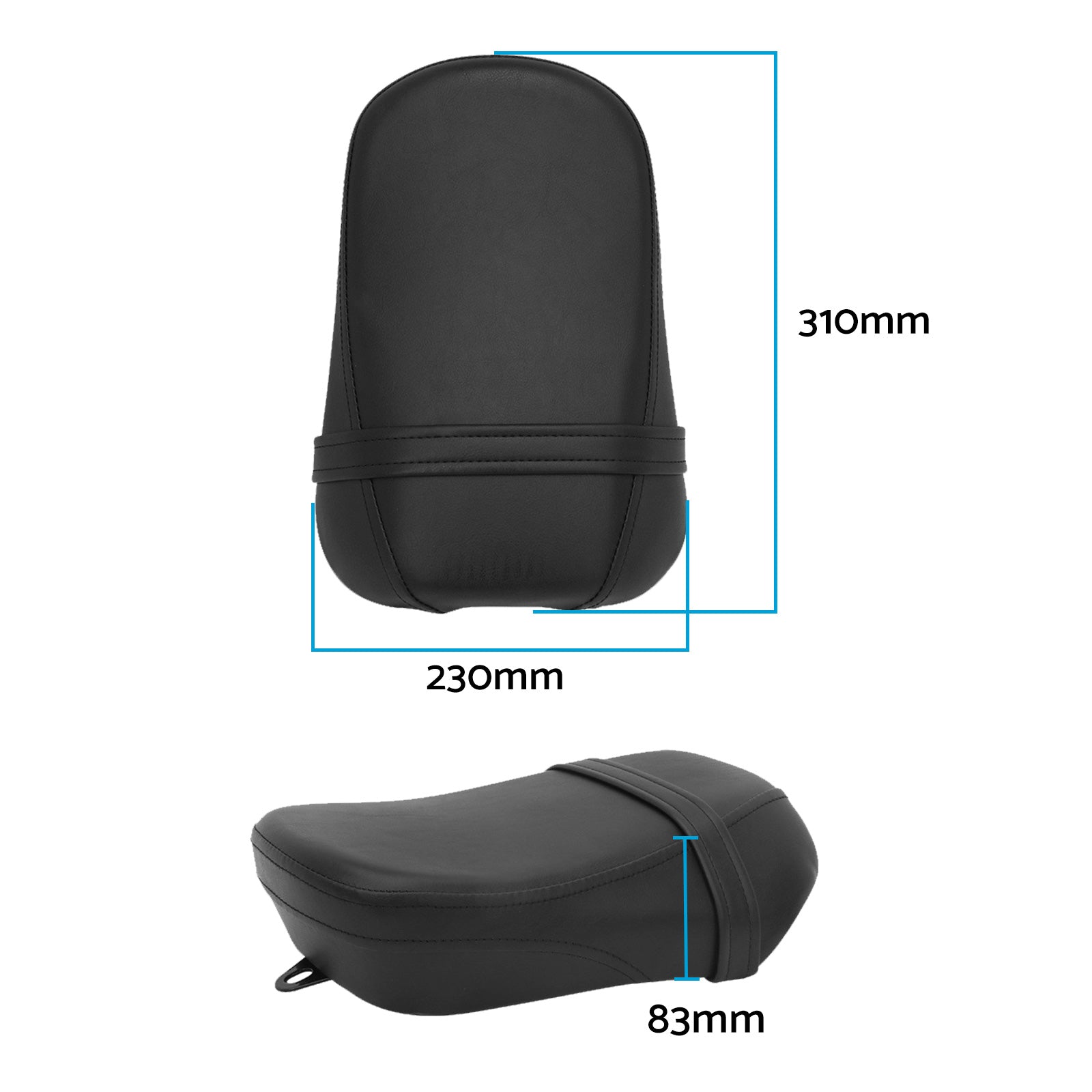 Rear Passenger Pillion Seat Pad Suitable for Kawasaki Vulcan VN650 S650 15-21-2