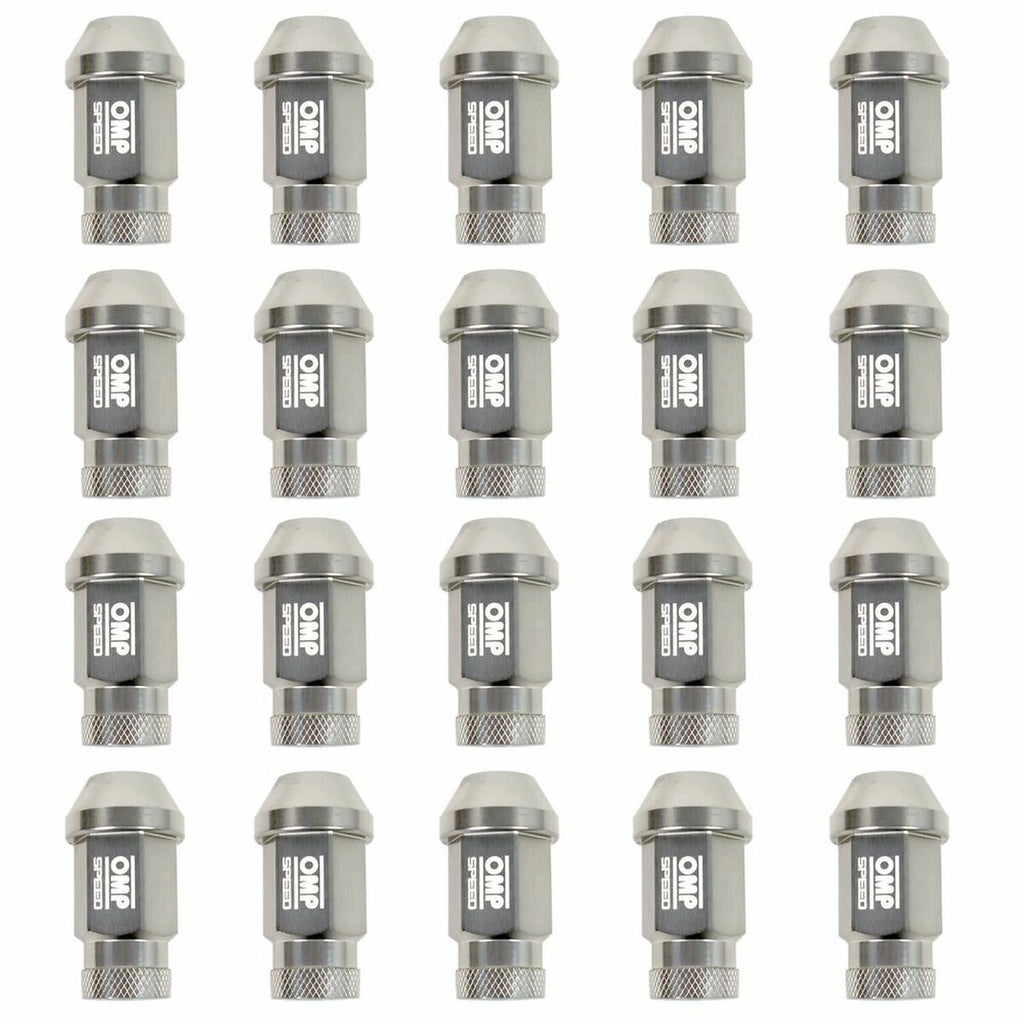 Set Nuts OMP 7075 40 mm M14 x 1,50 20 uds Anthracite