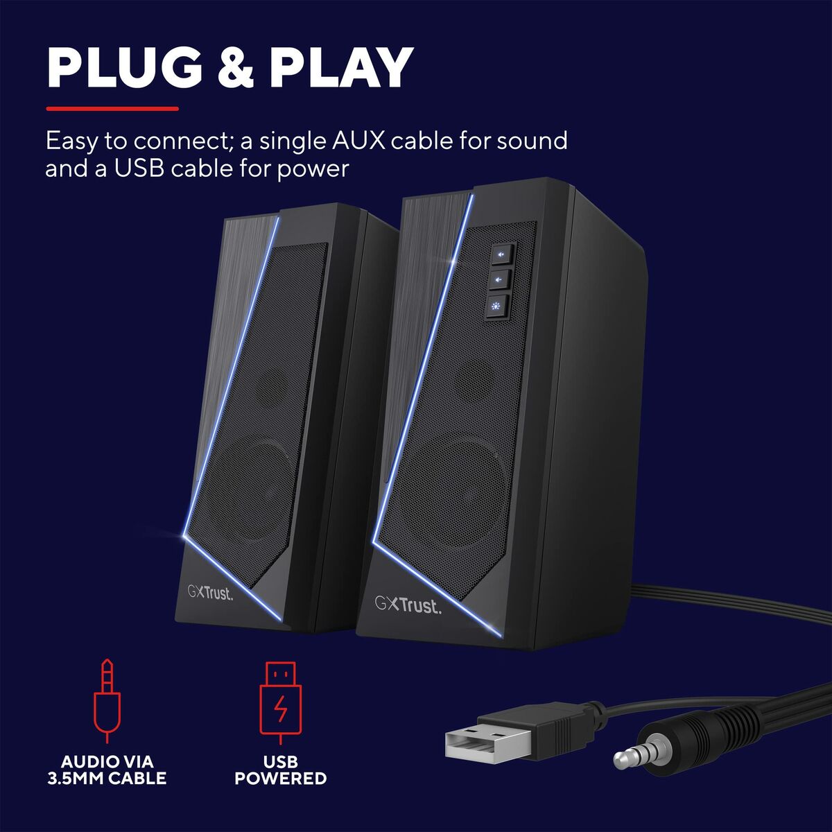 Gaming Speakers Trust GXT 609 Zoxa