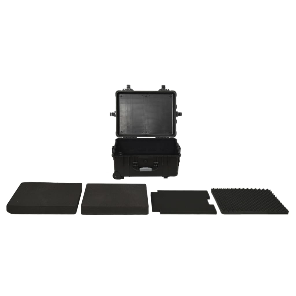 NNEVL Wheeled Flight Case Black 58x45x27 cm PP