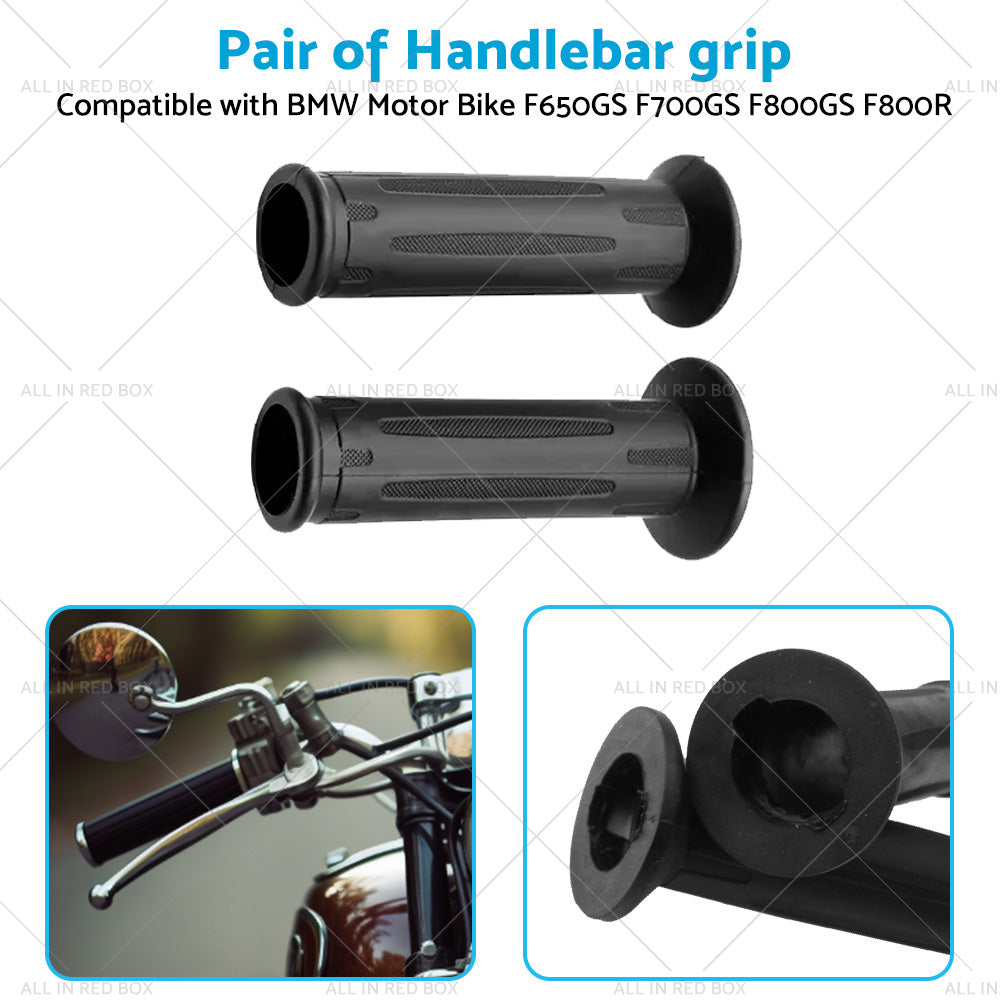 Pair Handlebar Grip Suitable for BMW F650GS F700GS F800GS F800R Without Heating