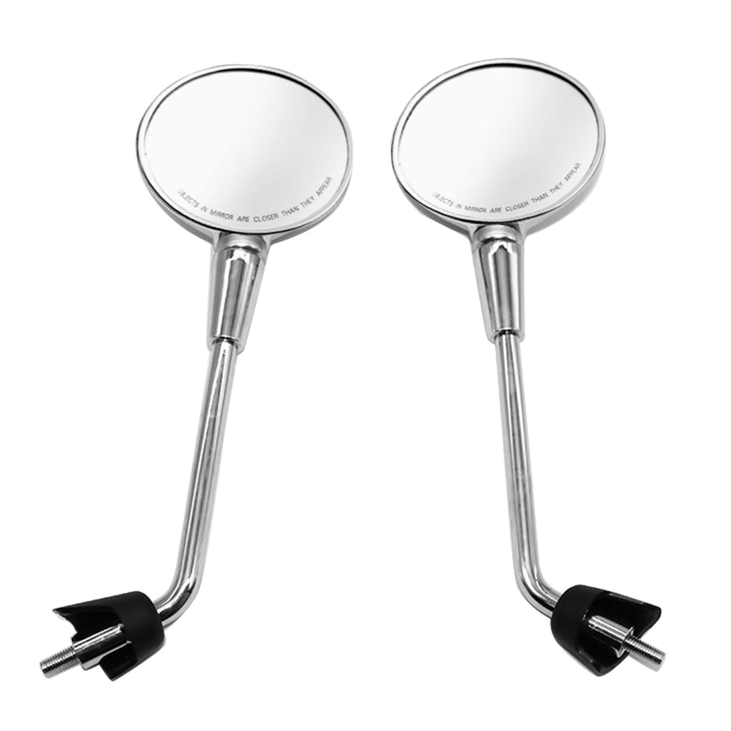 Left & Right Rearview Mirror Chrome Suitable For Vespa Primavera 50/125/150-0