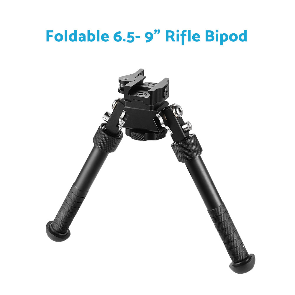 360 Angle Swivel QD Tactical 6. 5 to9  Rail Pistol Hunting Shooting Rifle Bipod Mount
