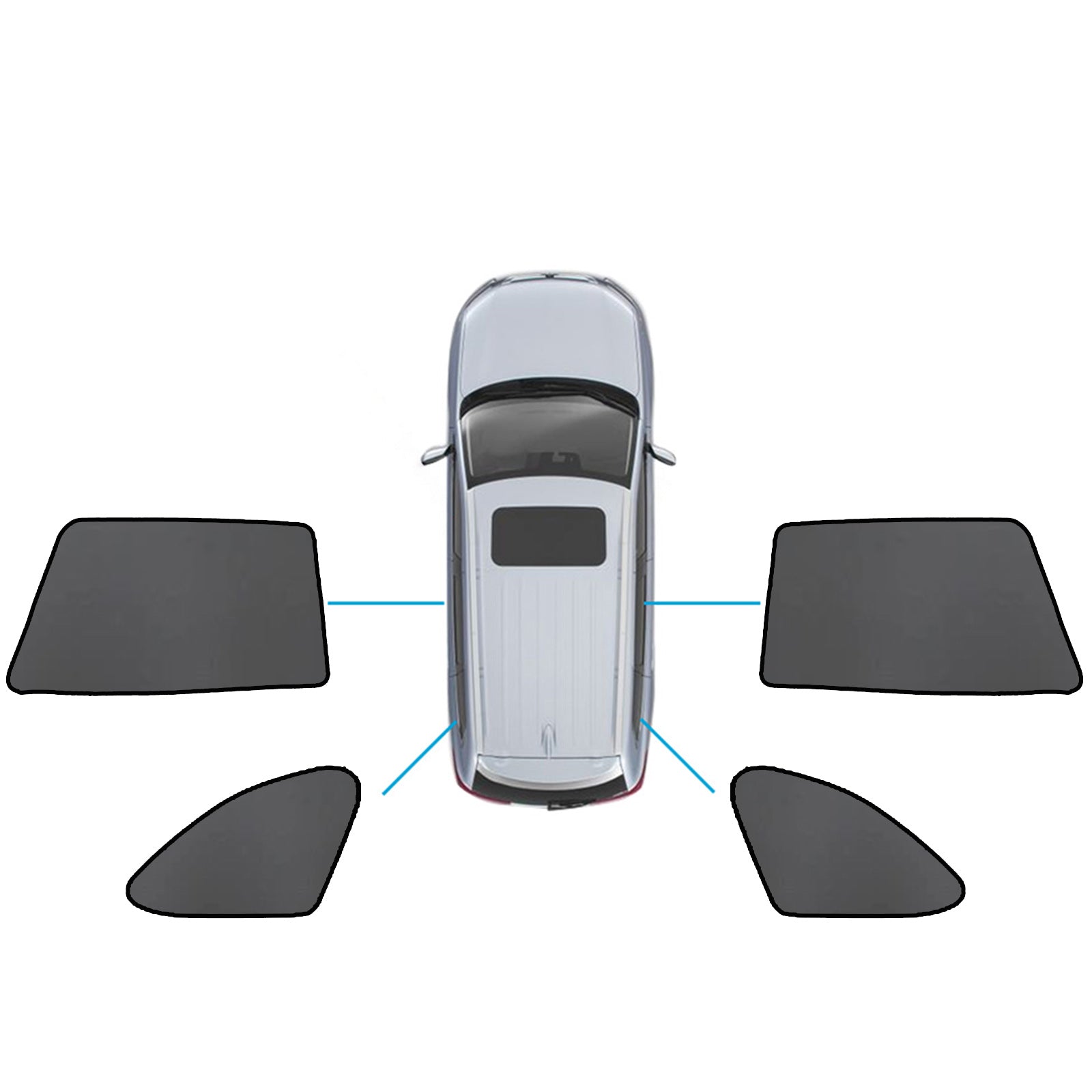 Magnetic Mesh Sun Blind Shade Suitable for Subaru Outback 20-25 On Front / Rear