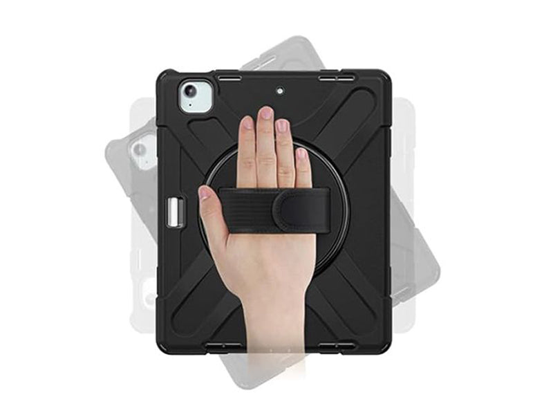 Coque Securit rotative iPad Air 13 (2025/24 - M3/M2) - Noir