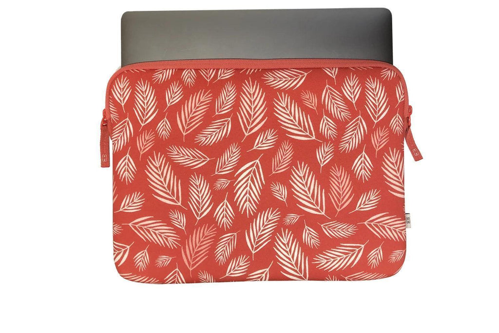 Housse pour MacBook Pro 14" - Pattern ²Life Botanic Rouge