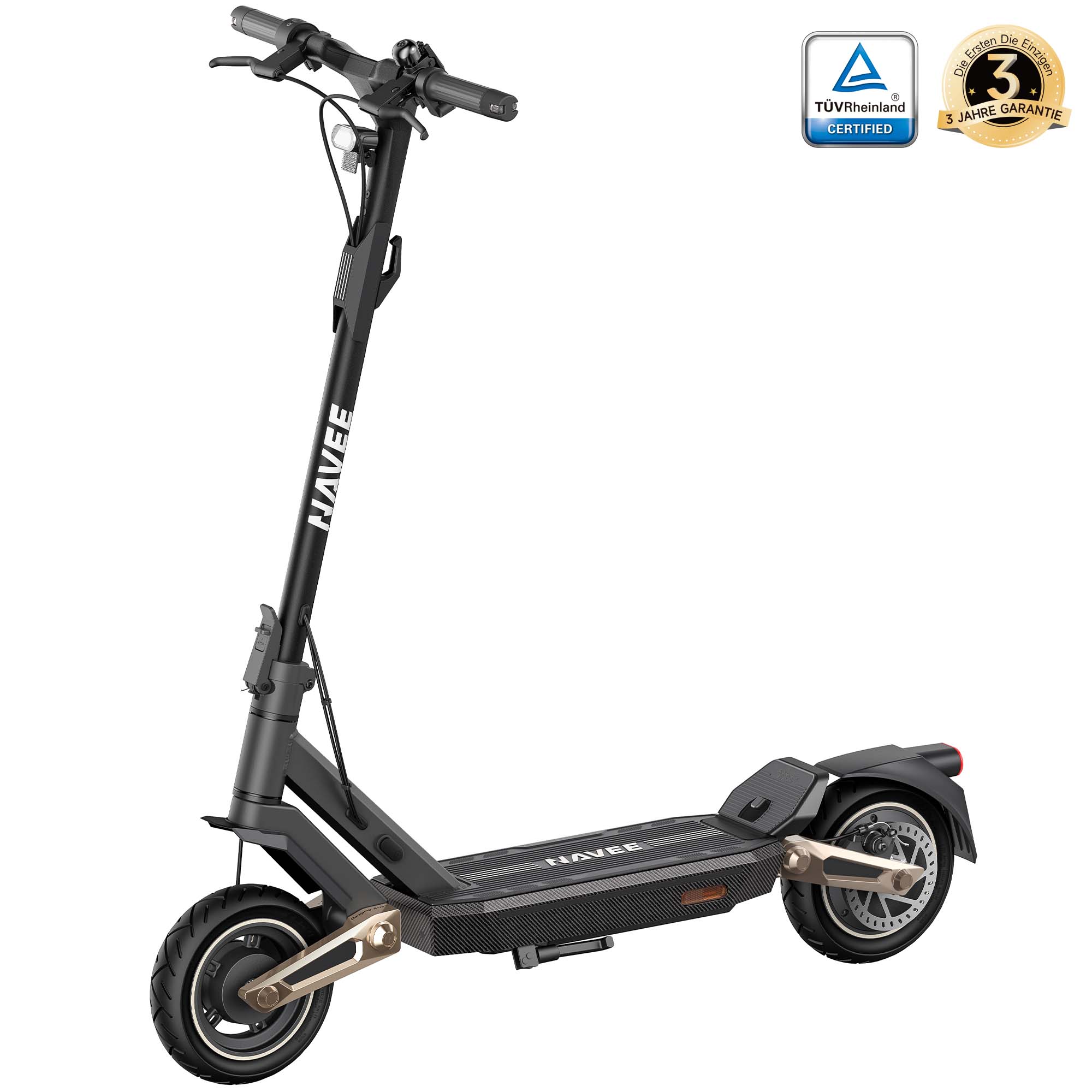 NAVEE ST3 PRO E-Scooter ABE Zertifiziert-3 Jahre Garantie- 450W 75KM Vierfachaufhängung-Federungssystem
