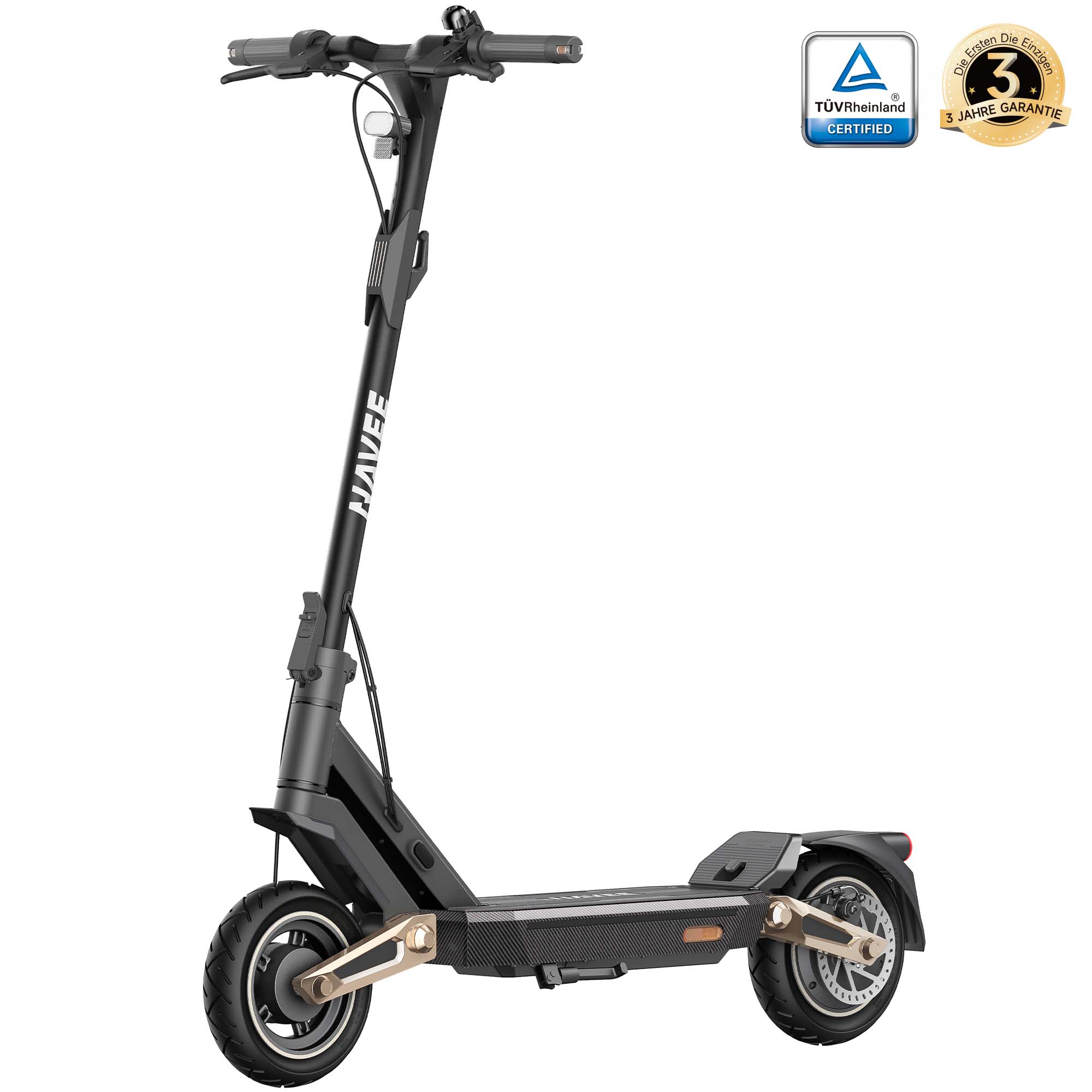 NAVEE ST3 PRO E-Scooter ABE Zertifiziert-3 Jahre Garantie- 450W 75KM Vierfachaufhängung-Federungssystem