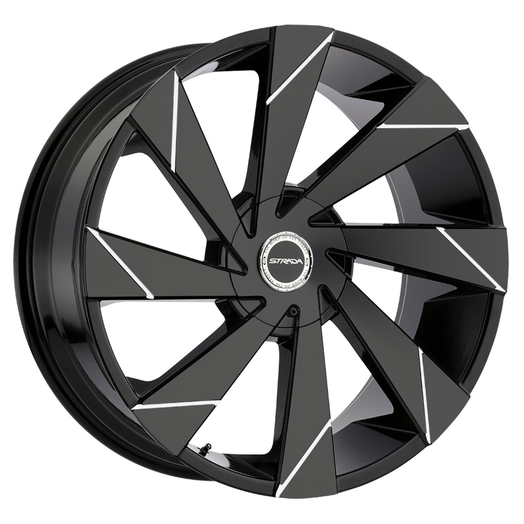 Moto Gloss Black Milled Line