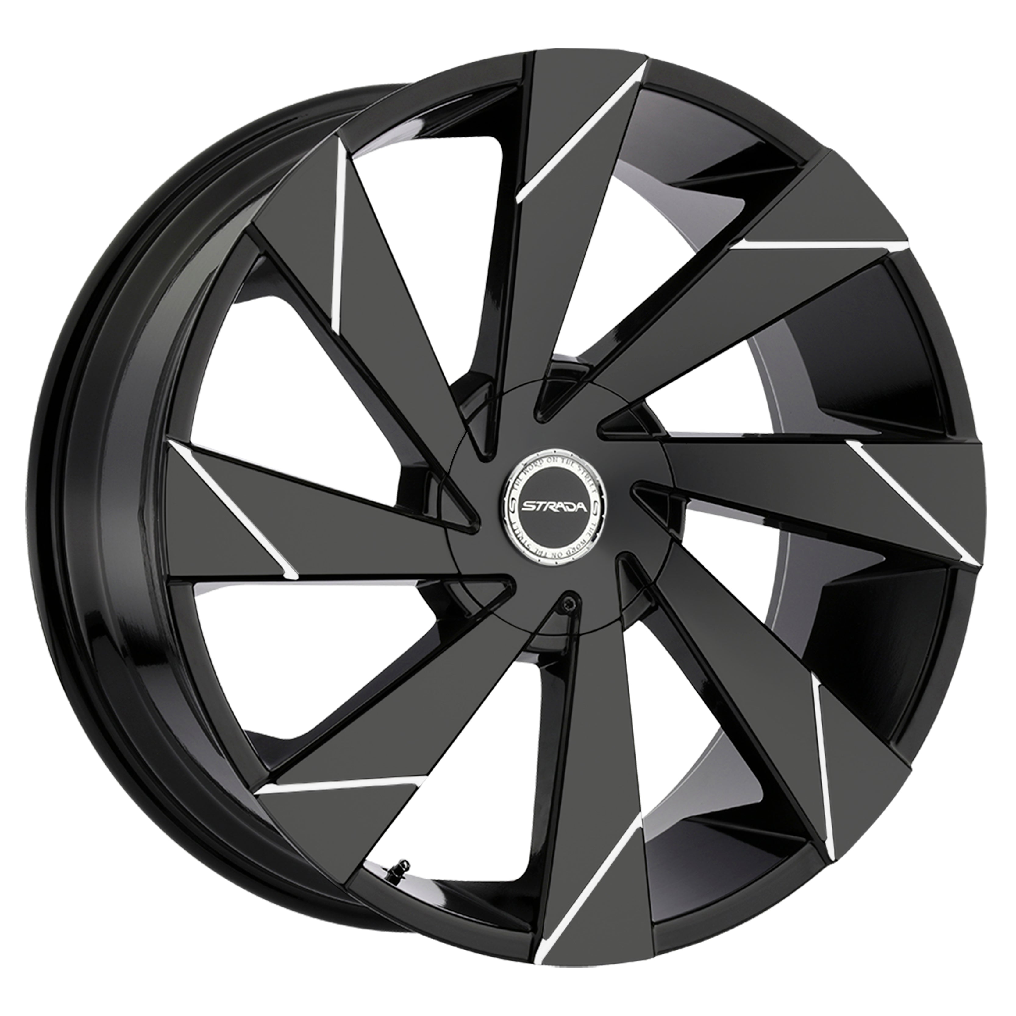 Moto Gloss Black Milled Line
