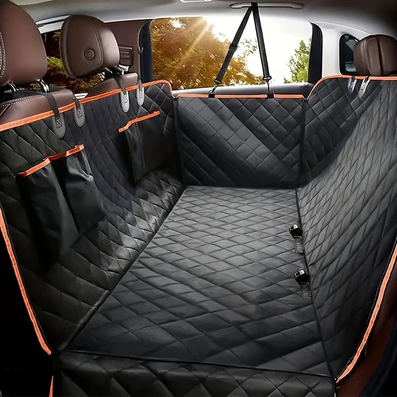 NNEOBA Waterproof Dog Car Seat Cover Scratch-Resistant Protector Black