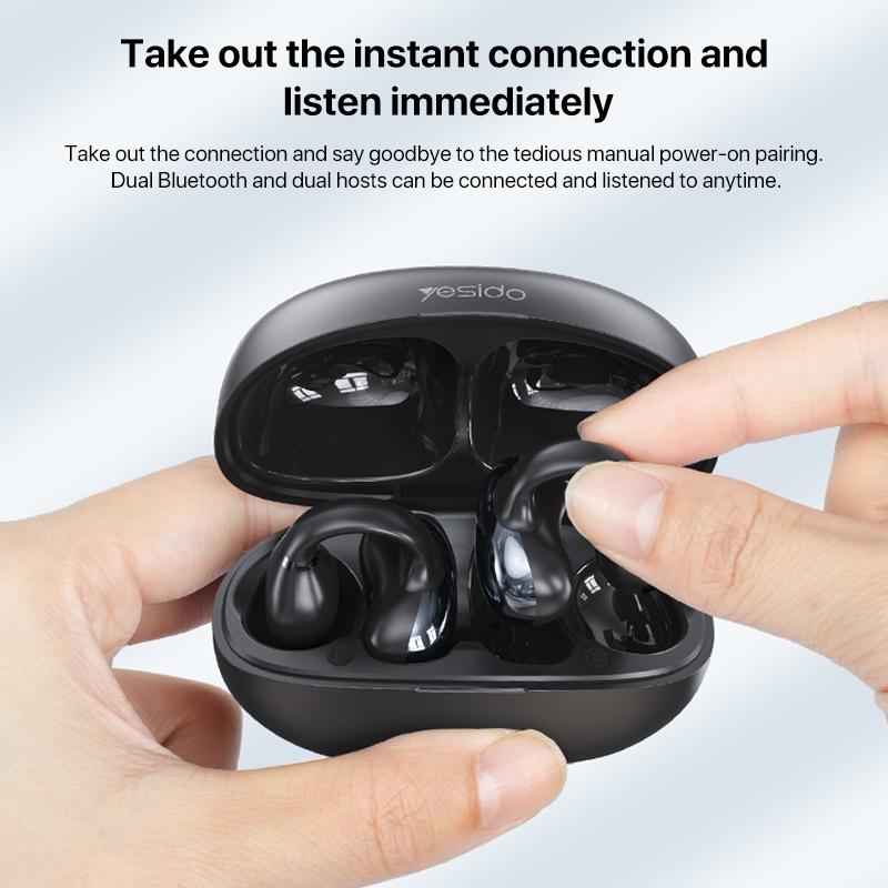 NNEDSZ Wireless Ear Clip Earphone With Bluetooth 5.3 For Air Conduction