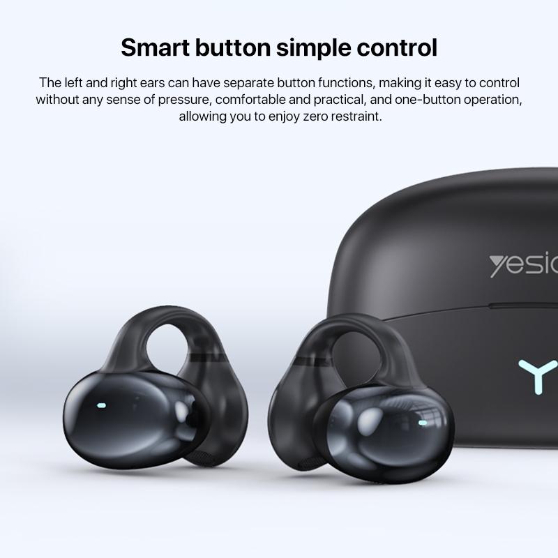 NNEDSZ Wireless Ear Clip Earphone With Bluetooth 5.3 For Air Conduction