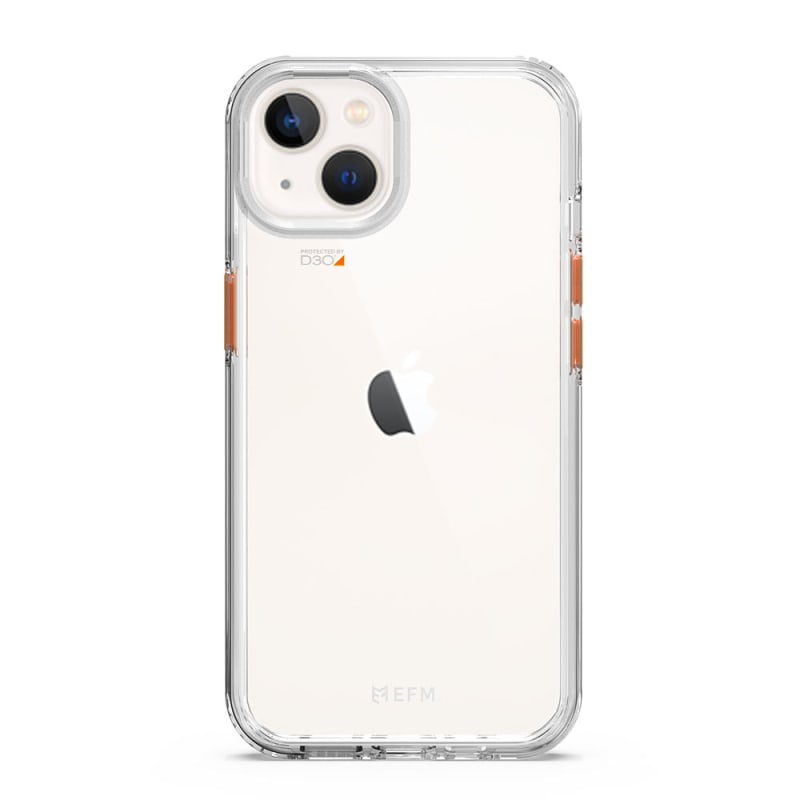 NNEDSZ EFM Aspen Case Armour with D3O Crystalex for iPhone 13 mini (5.4") - Clear