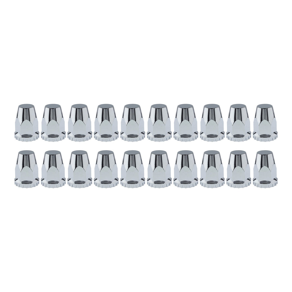 20x Nut Cover Screw Cap Chrome 33mm Suitable For Kenworth / Freightliner / Western Star Trucks-1