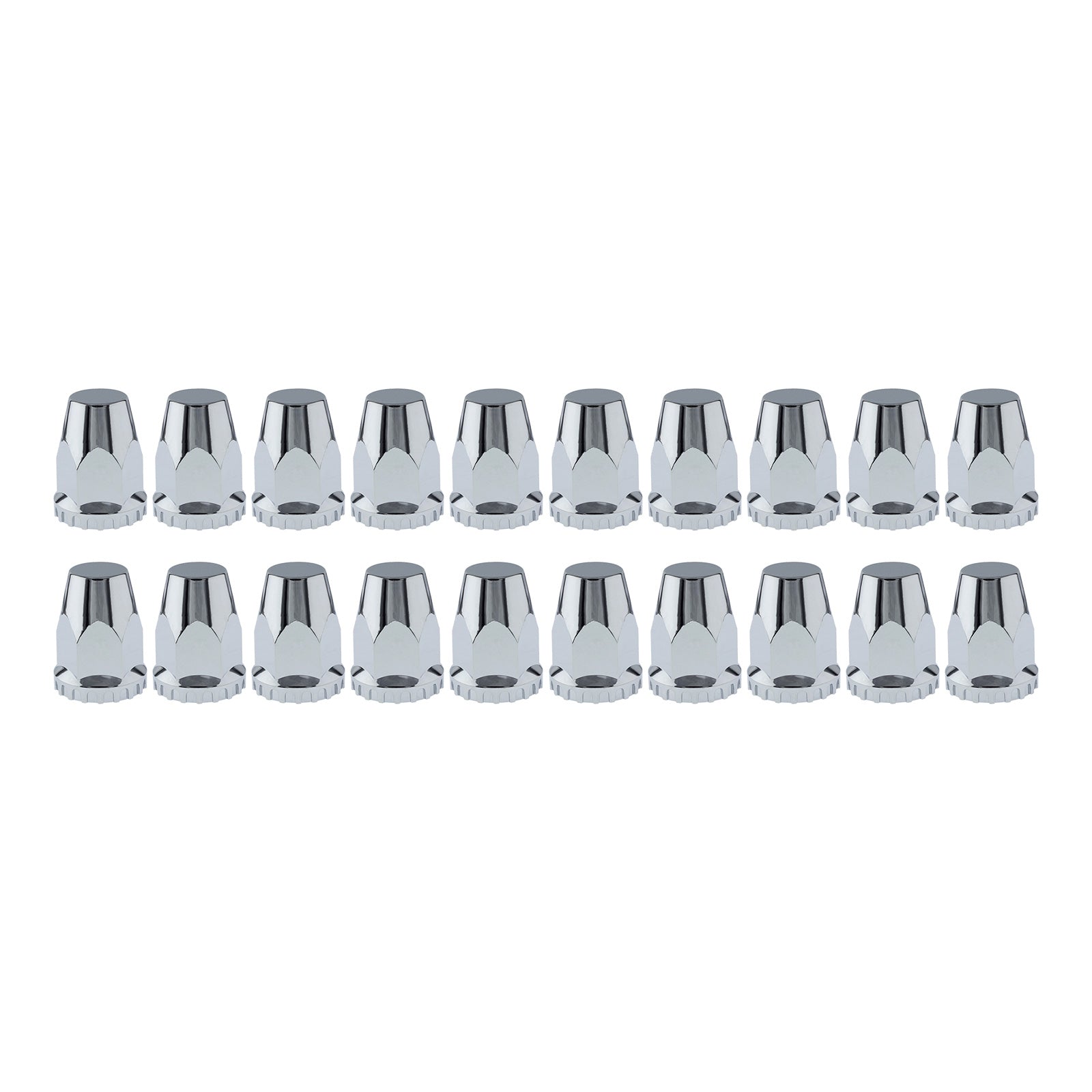 20x Nut Cover Screw Cap Chrome 33mm Suitable For Kenworth / Freightliner / Western Star Trucks-1