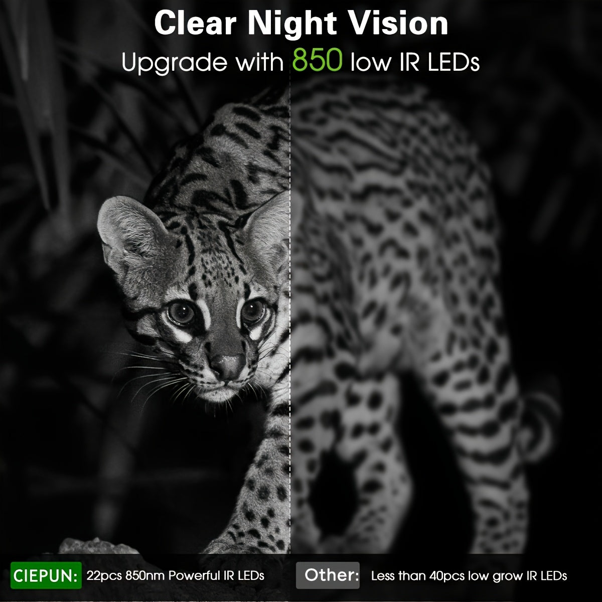 Trail Camera with Night Vision (2.7K 32MP)