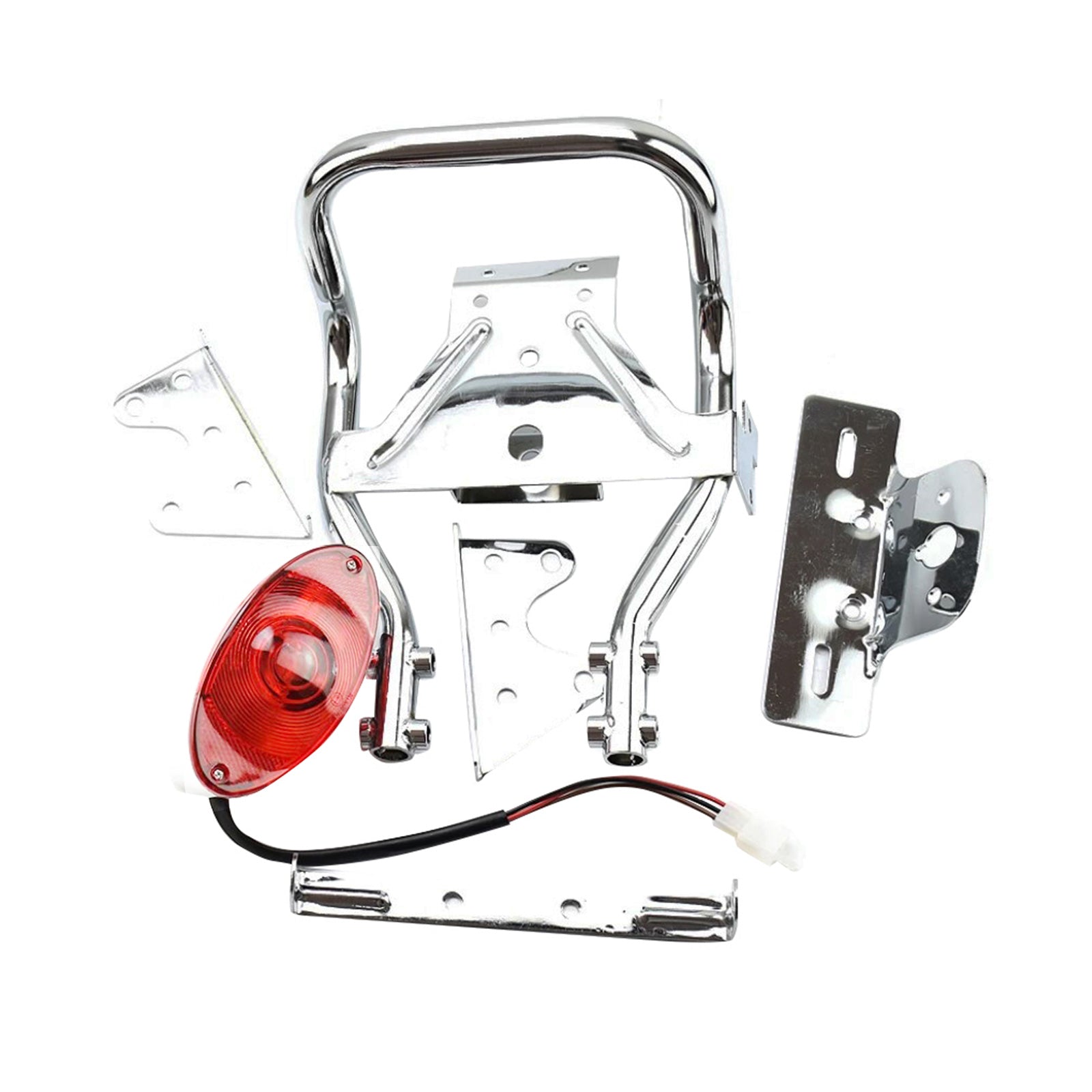 Rear Carrier Rack with Tail Light Suitable For Honda Z50J Monkey / Gorilla Motorcycle-1