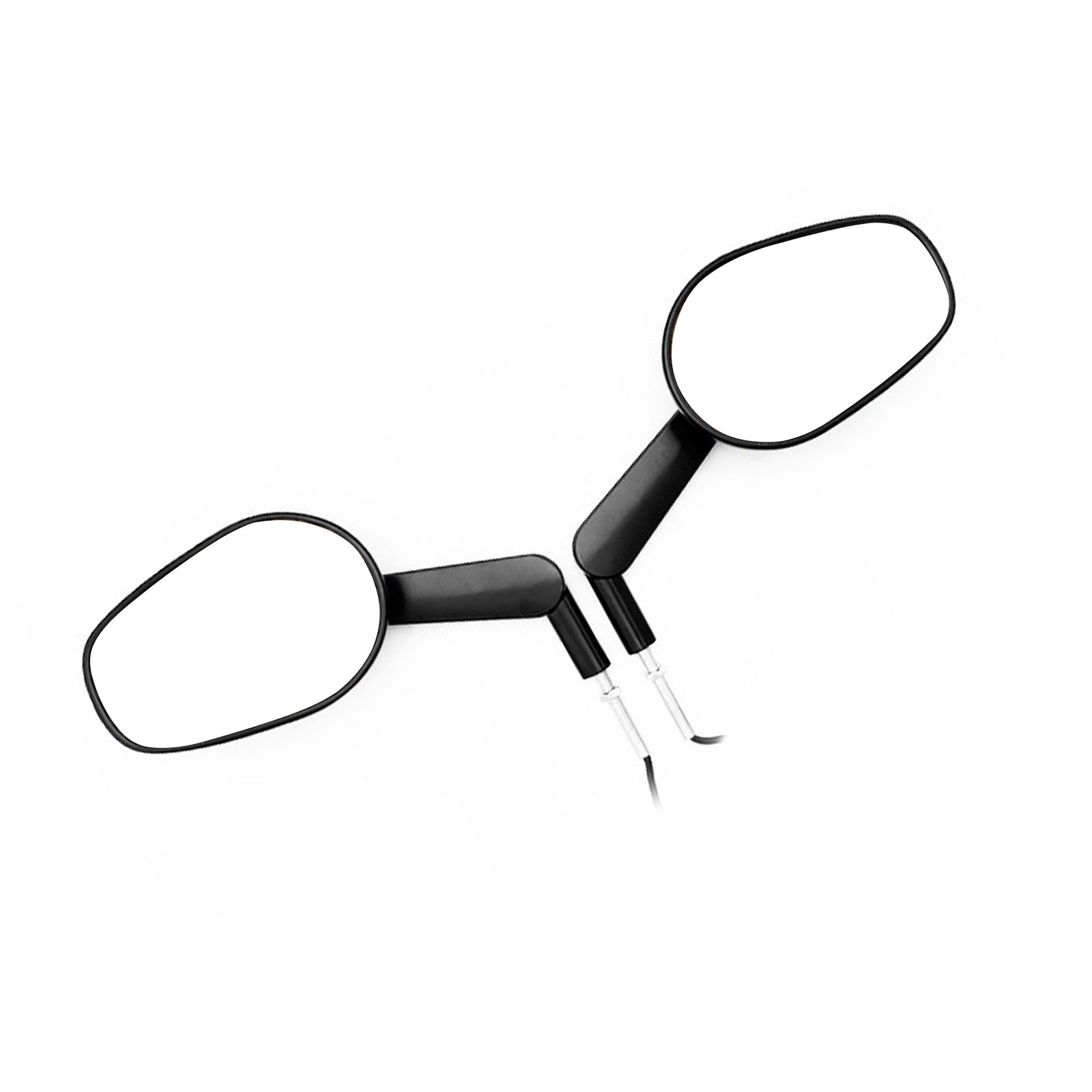 2x Rear View Mirrors LED Turn Signals Muscle Suitablefor Harley Davidson V-Rod-4