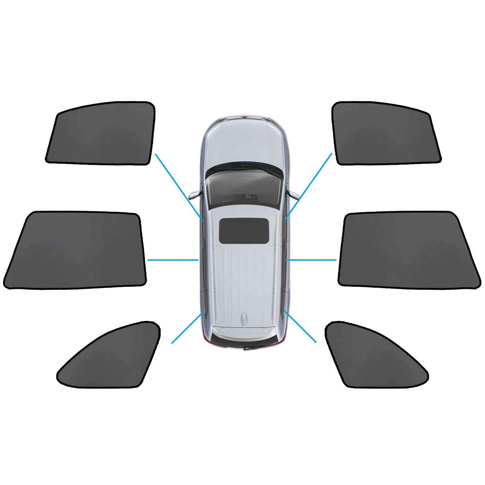 Magnetic Mesh Sun Blind Shade Suitable for Subaru Outback 20-25 On Front / Rear