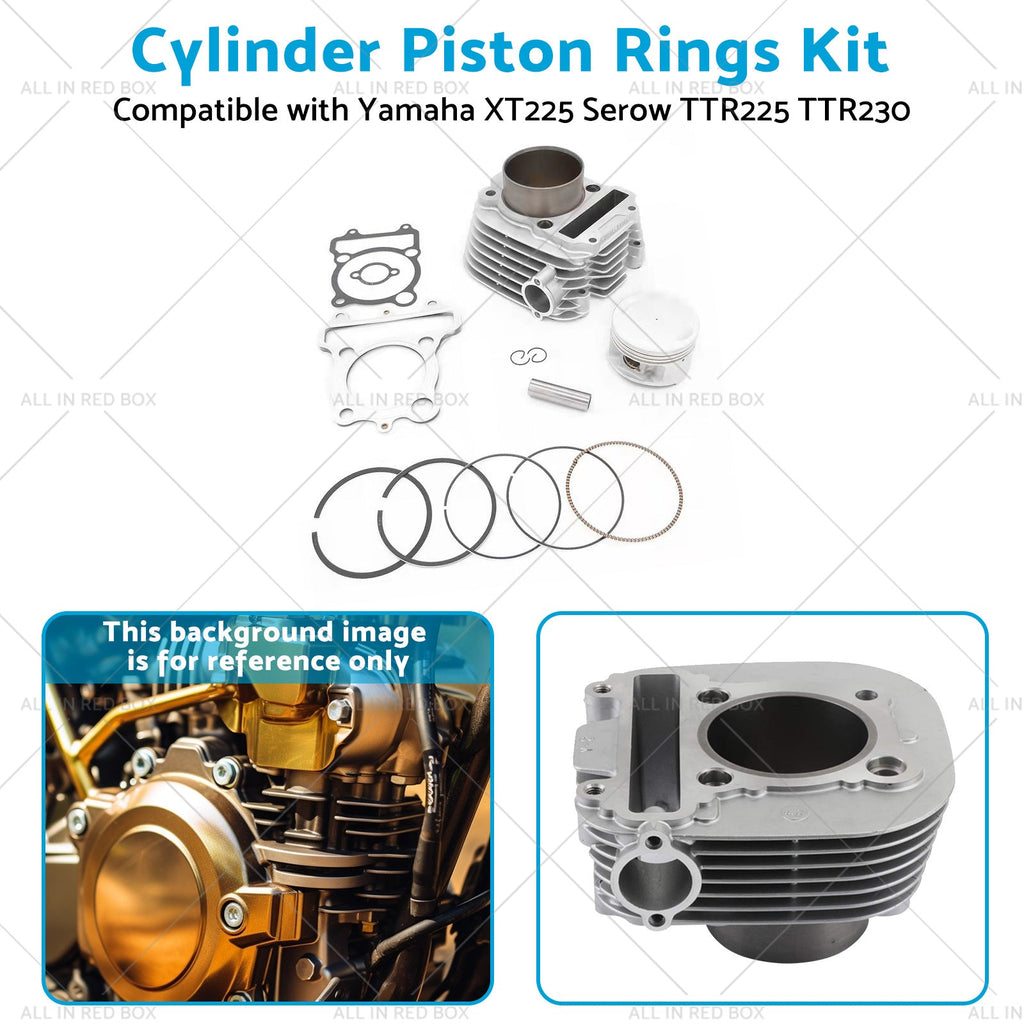 Cylinder Piston Rings Kit Suitable for Yamaha Serow XT225 TTR225 TTR230 99-16