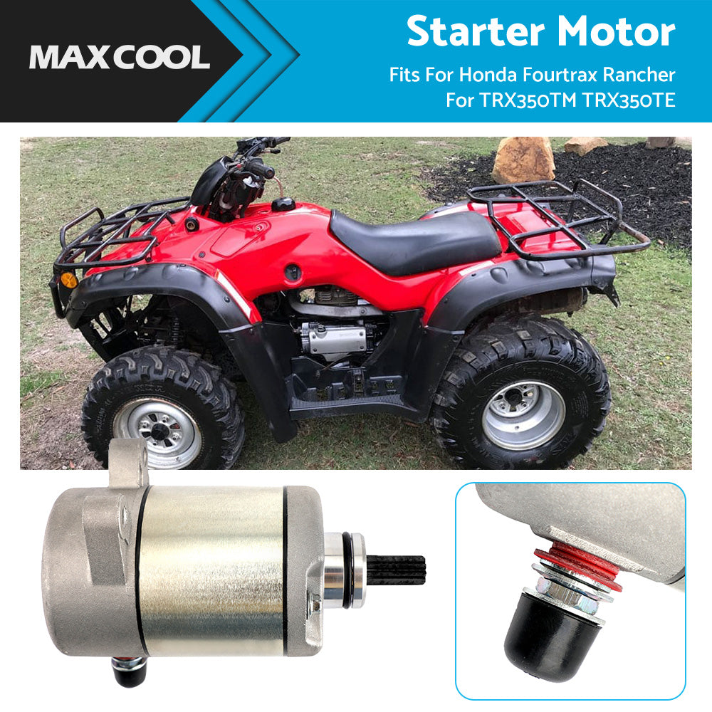 9 Tooth Electric Starter Motor Suitable for Honda TRX350 TE or FE TM or FM Fourtrax Rancher