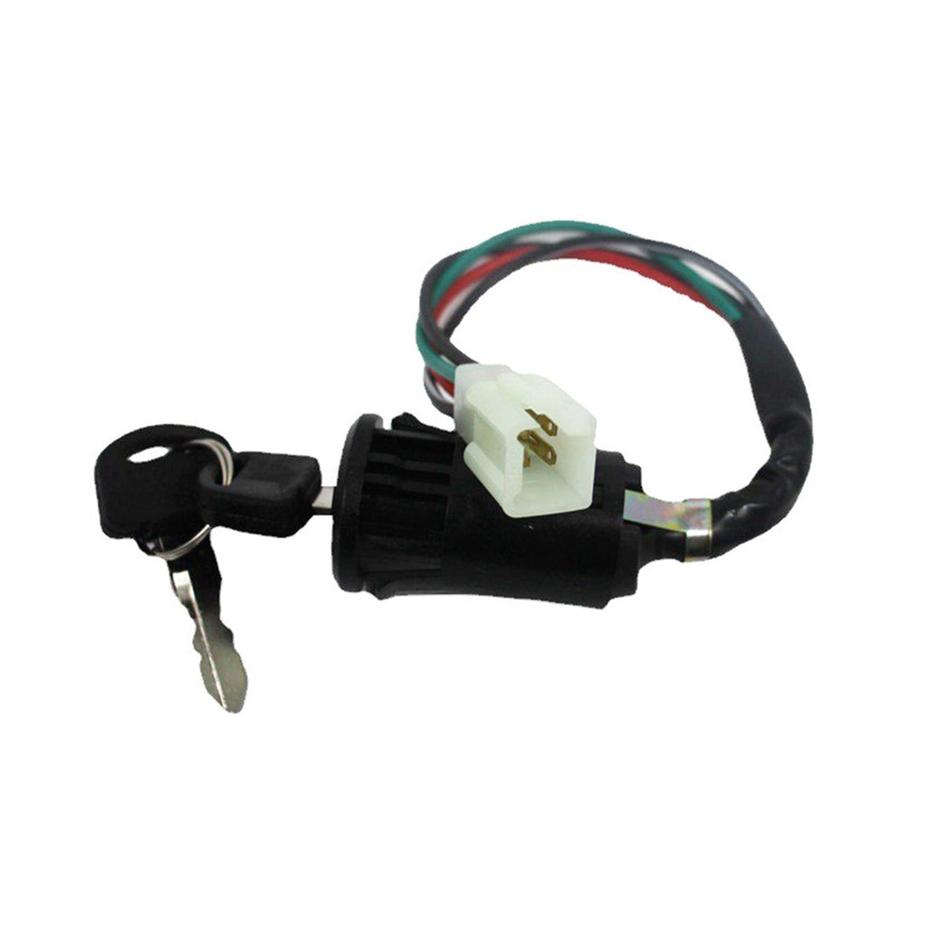 4-Wire Ignition Key Barrel Switch Suitable For 50cc / 110cc / 125cc / 250cc PIT Quad Dirt Bike & ATV-2